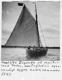 s/y FALKEN - familjen Engström på segeltur 1945